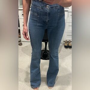 Free People Jayde high rise flare denim. Size 25 excellent condition